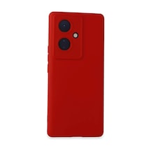 Vivo V29 Lite Kılıf Nano İçi Kadife Silikon - Kırmızı 0.2M-Çok Renkli