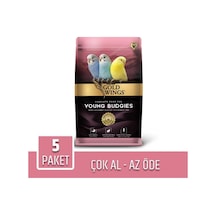 Gold Wings Premium Yavru Muhabbet Yemi 1 Kg X 5