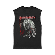 Startmore Adrift Iron Maiden - Iron Maiden Kesik Kol Tişört Kolsuz T-shirt Bkt5364 Siyah