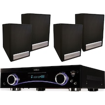 4 Adet Hoparlör Anfi Av-313 Set Ev Sinema Sistemi-132361