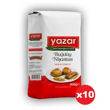 Yazar Buğday Nişastası 10 x 800 G