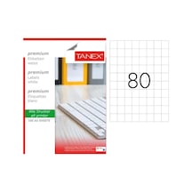 Tanex Tw-2080 26.25xX29.7MMx100Ad. Lazer Yazıcı Etiketi