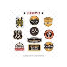 Bdls37 Küçük Boy 10lu Sticker Seti