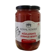 Kükrer Közlenmiş Kırmızı Biber Cam Kavanoz 720 Cc 12 Izgara