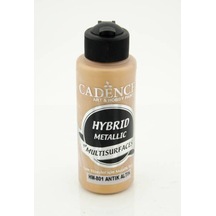 Hm-801 Metalik Antik Altın Renginde Akrilik Boya 120 Ml Karışık, Çok Renkli