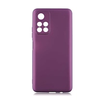 Mobilteam Redmi Note 11t 5g Kılıf Premier Silikon Kapak - Mürdüm Mürdüm
