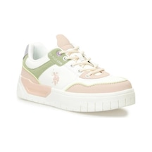 U.s. Polo Assn. Candy 5fx 101946942 Kadın Sneaker Ayakkabı Bej Beyaz Yeşil 36-40 Bej