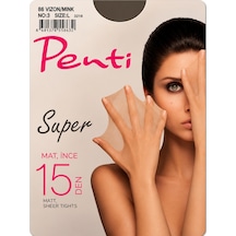Vizon / Mink Mat İnce Külotlu Çorap No:3