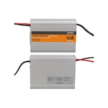 Tr 12v 10a Akıllı Hızlı Akü Şarj Cihazı, Analog Amper Göstergeli, 125x90x55mm