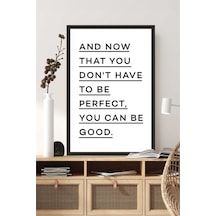 Motto Yazılı Çerçeve Görünümlü Mdf Tablo Çok Renkli - 713607855 Çok Renkli
