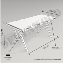 Deryawood Ahşap Mutfak Masası-80-160