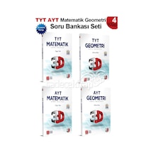 3D Yayınları Tyt Ayt Matematik Geometri Soru Bankası Seti 4 Kitap