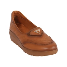 Mammamia D25ya-7450 Dolgu Taban Günlük Kadın Deri Ayakkabı Taba