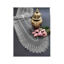 Kadife Detaylı Runner, Çeyizilk Tek Runner 120x30cm Diğer