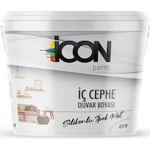 Icon Silikonlu Ipek Mat Iç Cephe Boyası 2,5 Lt.