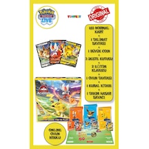 Pokemon Battle Academy Cinderace V - Pikachu V - Eevee V - Galarian 180 Kartlık 2-3 Kişilik Oyun Set