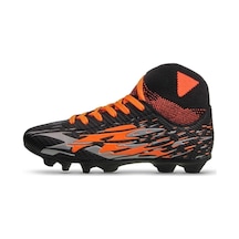 Mp Çocuk Siyah Turuncu Krampon Futbol Ayakkabısı 241-1701ft Siyah