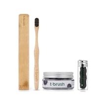 Tbrush Diş Beyazlatma Seti-diş Macunu Tableti-nano Diş Fırçası-bambu Diş Fırçası Taşıma Kabı-diş Ipi