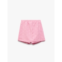 Koton Fisto Beli Lastikli Mini Şort Etek Pembe 5skg40066ak Gül Pembe