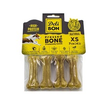 Delibon Gerçek Deriden Pres Kemik, 7 Cmx4pcs., Natural