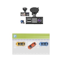 A98 Balckbox Dvr Wifi Full Hd 1080p 3 Kameralı Araç İçi Güvenlik Kamerası + Modu Kablosu Ön-arka-iç Kayıt, Dashcam