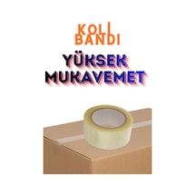 10 Adet Yüksek Mukavemetli 45 Mmx100 Mt Şeffaf Koli Bandı Kopmaz Ve Güçlü Yapışkanlı Paketleme Bandı