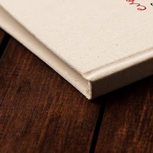 Everyday Be Happy And Smile Tasarımlı Kanvas Defter - 14 X 20 Cm - 200 Sayfa 103 Ivory