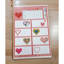 3 Sayfa Toplam 24 Adet Defter Kitap İsim Etiketi İsimlik 3