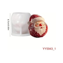 Yy5943 Noel Baba Biblo Mumluk Silikon Kalıp