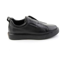Bambi Siyah Napa Hakiki Deri Erkek Sneaker E01774008043