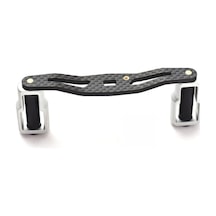 Karbon Fiber Olta Makinesi Kolu, 8x5mm İç Çap, 10.5cm Uzunluk, Çeşitli Markalara Uyumlu, Kolay Kurulum, Gümüş Rengi