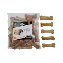 7 Cm Naturel Pres Kemik 25 Li Torba Çiğneme Kemiği