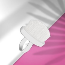 10 Adet Staleks Mini Yüzük Tırnak Toz Temizleme Fırçası Beyaz