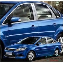 Ford Focus 2 Sedan Uyumlu Krom Cam Çıtası Seti 4432516245