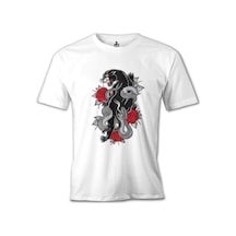 Tattoo - Tiger Beyaz Erkek Tshirt