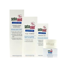 Clear Face Yüz Temizleyici Köpük 150 Ml + Bakım Jeli 50 Ml + Tonik 150 Ml + Sabun 100 Gr