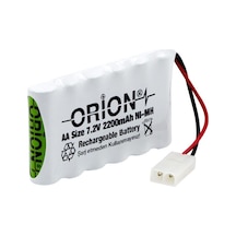 Orion AA 7.2 V 2200 mAh Tamiya Soketli Şarjlı Oyuncak Pili