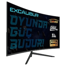 Excalıbur 27" E27fhd-g 1ms 200hz Hdmı-dp Kavisli Gaming Monitör