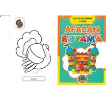 4e Boyama Kitabı Afacan 16 Sayfa Renkli Örnekli 6