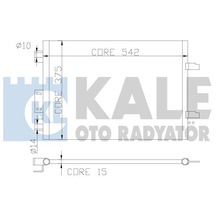 KALE 342835 Klima Radyatoru Kondenser (Renault : Clio II 1.5Dci 01-08 ) 7700436062 (WA915414)