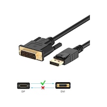 Yüksek Kalite Displayport To Dvi 24+1 Kablo - 1.8 Metre