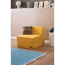 Good Night Canga Tek Kişilik Çok Amaçlı Tekli Berjer Sarı