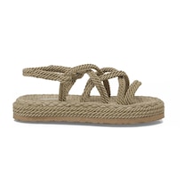Butigo Hailey 6fx Naturel Kadın Düz Sandalet 000000000102688725 Bej