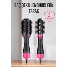 Fön Tarak Elektriklenmeyi Önleyen Ve Parlaklık Veren Saç Şekillendirici Siyah