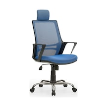 Arya2 Bilgisayar Koltuğu - Ofis - Müdür - Büro - Çalışma Sandalyesi Mavi Renk Krom Ayaklı Mavi Arya2 Bilgisayar Koltuğu - Ofis - Müdür - Büro - Çalışma Sandalyesi Mavi Renk Krom Ayaklı Mavi