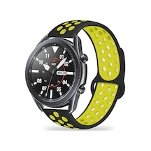 Mobilteam Huawei Watch Gt 3 46mm Krd-02 Uyumlu Kordon-siyah-sarı