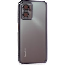 Mey İthalat Redmi 10 5g Kılıf Lensli Silikon - Mor