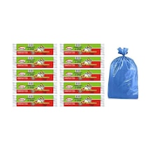 Ögem J-250 Jumbo Boy Çöp Torbası Mavi 80X110 Cm 10 Lu 10 Rulo