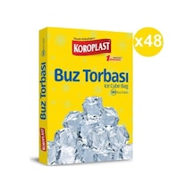 Koroplast Buz Torbası 180 Küp 48 Paket