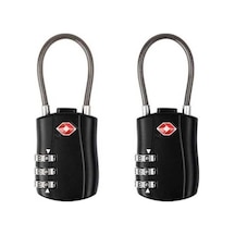 Novahub Tsa Onaylı 3 Haneli Güvenlik Kilit Seti - Yeniden Ayarlanabilir Çanta Kilidi